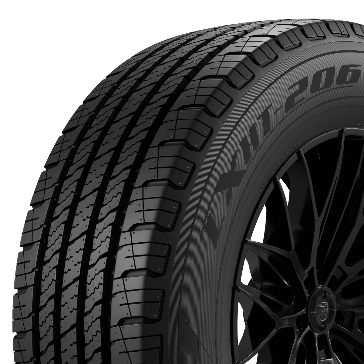 1 Lexani LXHT-206 P 245/65R17 105T SUV/Truck Premium Highway All Season M+S Tire LXST2061765040 / 245/65/17 / 2456517