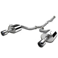 DNA Motoring 4 Burnt Muffler Tip Racing Catback Exhaust For 2009-2015 Nissan Maxima 3.5L V6